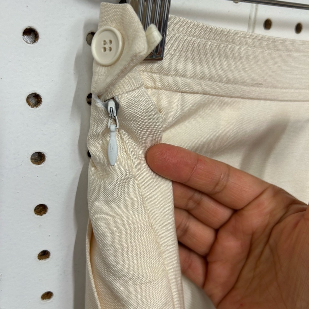 Yves Saint Laurent Ivory Skirt - Picture 4 of 5